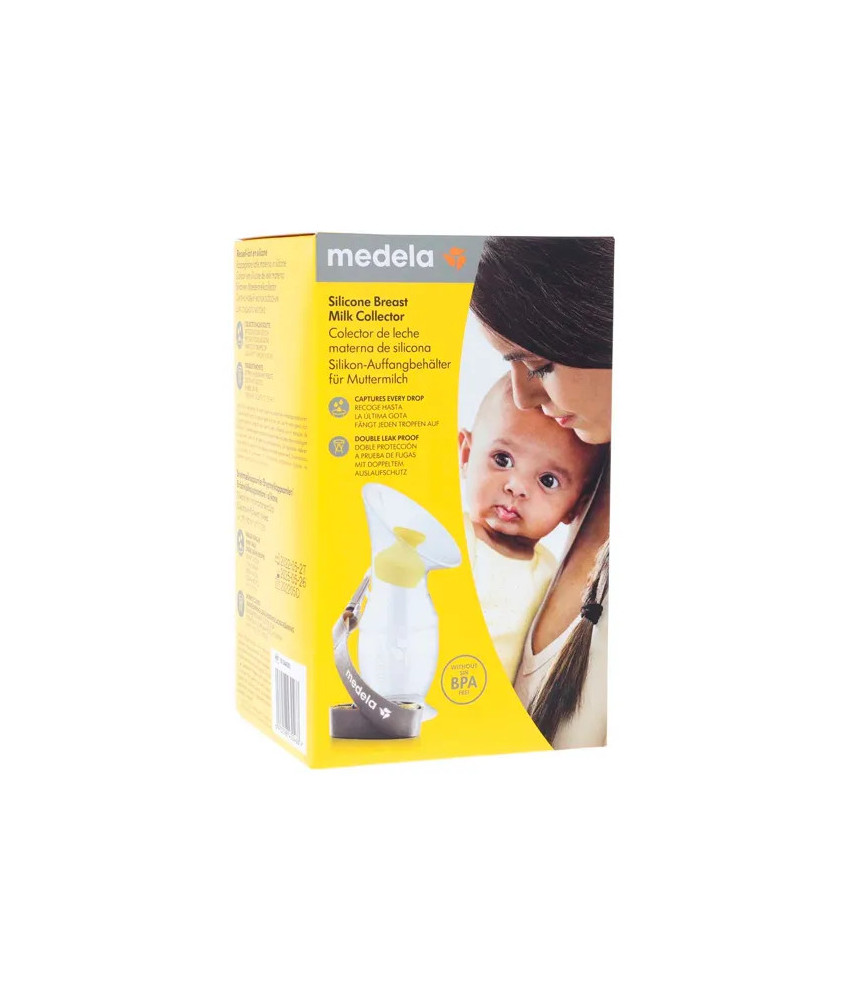 Collecteur de lait Maternel Medela en Silicone - Accessoires Bébé
