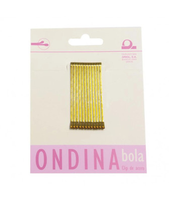 Pinces Ondina Eurostil 50mm - Lot de 12 Clips Bronze