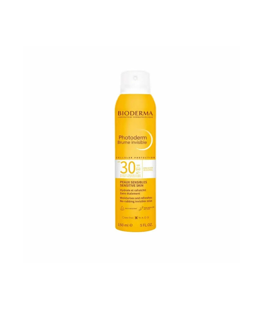 Protection solaire légère avec Bioderma Photoderm Brume SPF30+ 150 ml