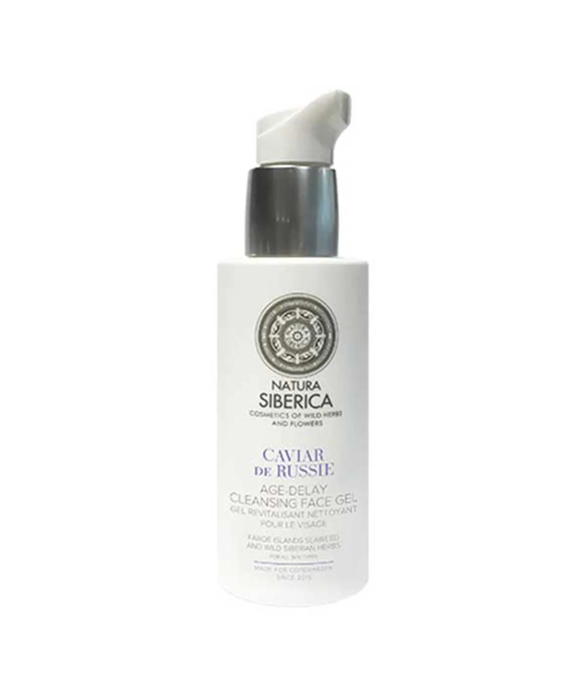 Nettoyez votre peau en profondeur avec le Gel Facial Anti-Âge Natura Siberica Caviar De Russie 200ml