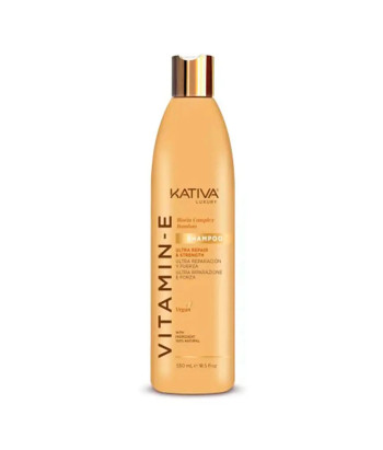 Shampooing Kativa 550ml - Vitamine E, Biotine et Bambou
