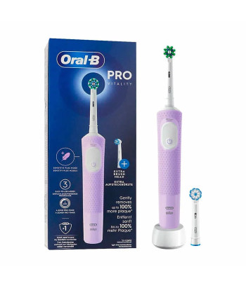 Brosse à Dents Électrique Lilas Oral-B Vitality Pro