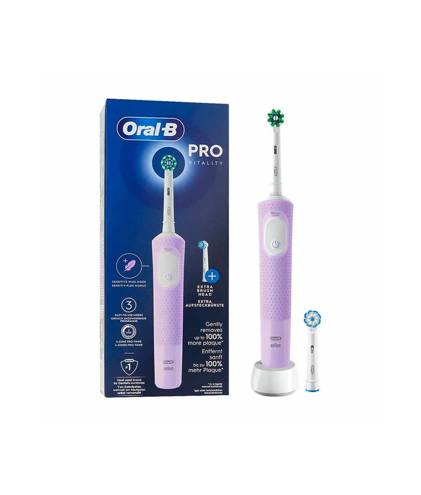 Brosse à Dents Électrique Lilas Oral-B Vitality Pro