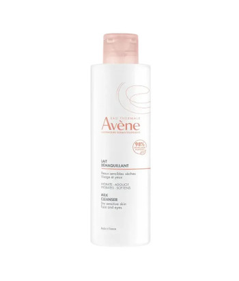 Démaquillage doux avec Avène Lait Démaquillant 200ml