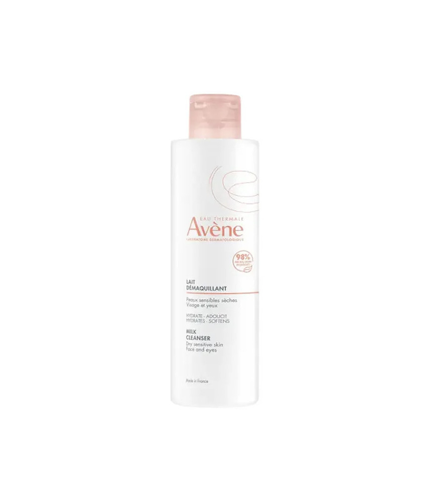 Démaquillage doux avec Avène Lait Démaquillant 200ml