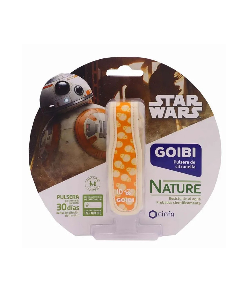 Bracelet Goibi Citronella Star Wars BB8 - Protection anti-moustiques