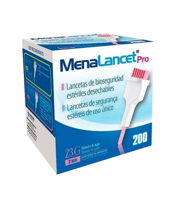 Lancettes Menarini Menalancet Pro 23g - Précision pour Santé