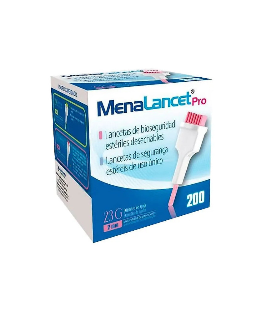 Lancettes Menarini Menalancet Pro 23g - Précision pour Santé