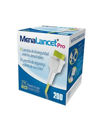 Lancettes Menarini Menalancet Pro 29g 200 - Pour une prise de sang confortable