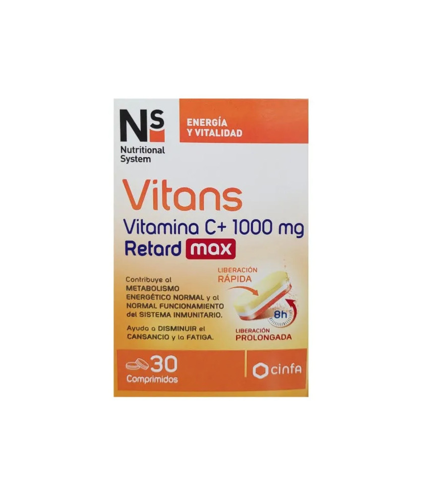 Vitamine C+ 1000mg Retard Max - Boostez votre système immunitaire!