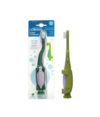 Brosse à dents Dr. Brown's 1-4 ans Dinosaure