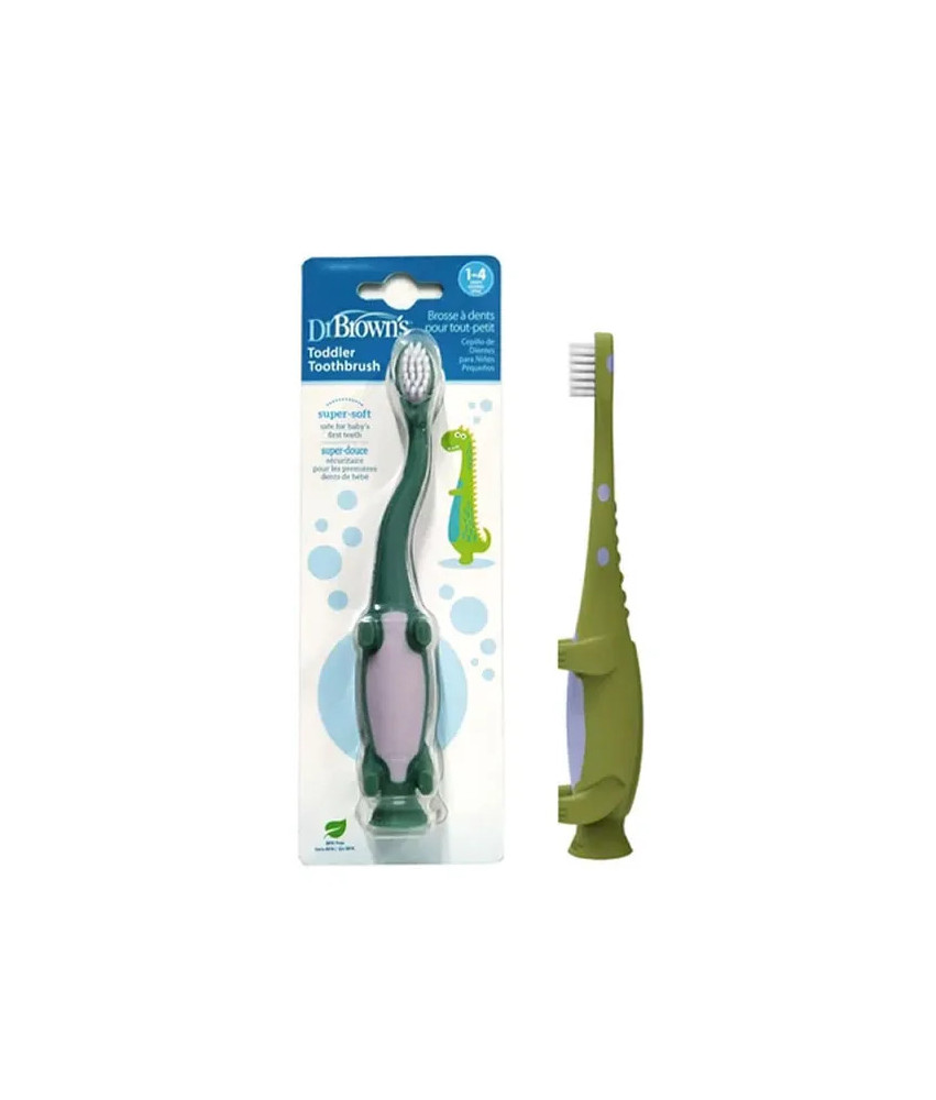 Brosse à dents Dr. Brown's 1-4 ans Dinosaure