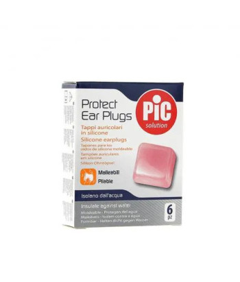 Protection auditive - Bouchons d'oreille en silicone moulable, 6 unités