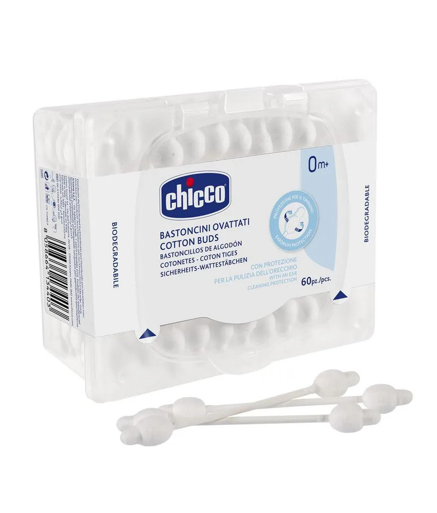 Coton-tiges avec protection tympan : 60UD