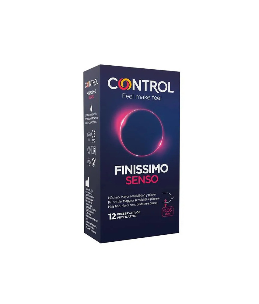 Préservatif Senso Fine Control 12 unités: Contrôle optimal