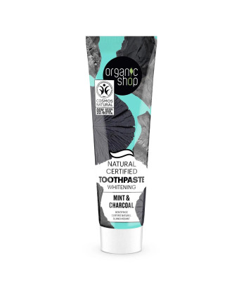 Dentifrice blanchissant biologique à la menthe 100g