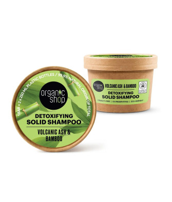 Shampoing Solide Detox Volcanique 60g - ORGANIC SHOP