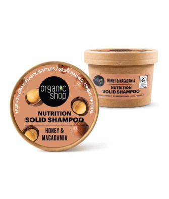 Shampoing Solide Nutrition Miel 60g - ORGANIC SHOP