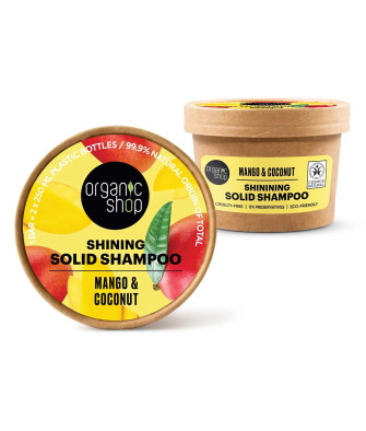 Shampooing Solide Bio Mangue Brillance 60g