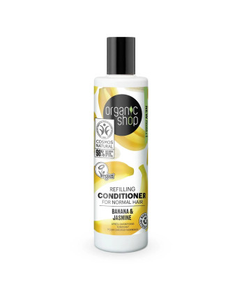 Recharge Acond. Cheveux Normaux Bio Shop Banane 280ml