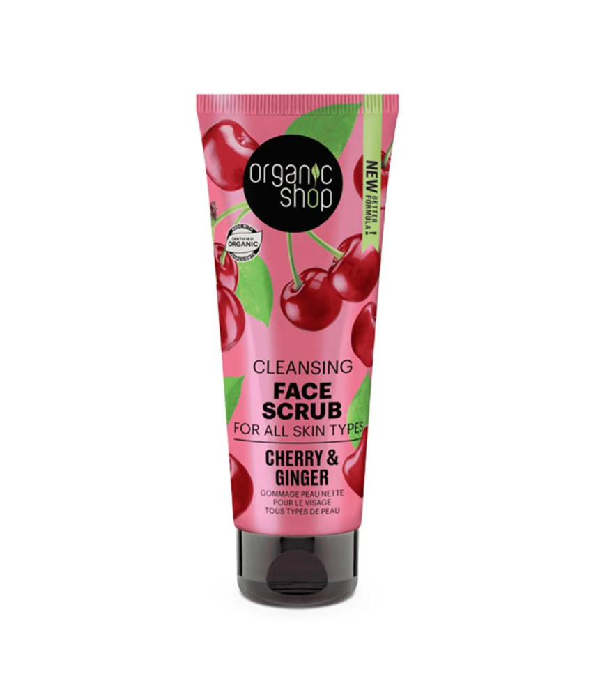 Exfoliant visage bio à la cerise 75ml
