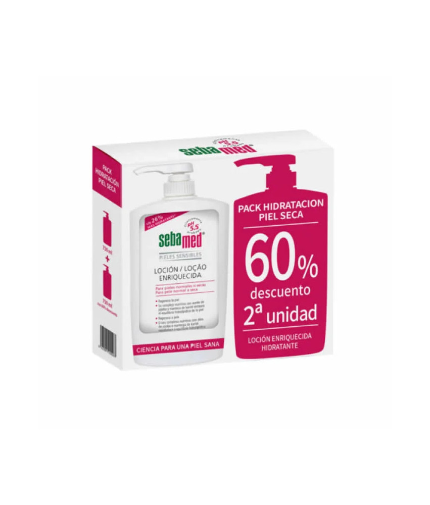 Lotion Sebamed Peau Normale ou Sèche 2x750ml