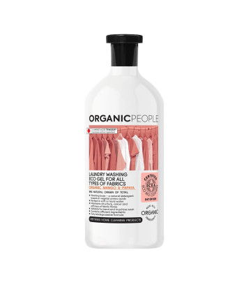 Éco-gel à lessive Mangue et Papaye 200ml pour tous types de tissus