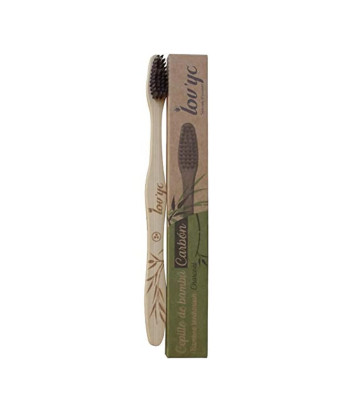 Brosse à dents en bambou vert pour enfants Elie Saab Lovyc - Un must-have pour des dents propres et écologiques!