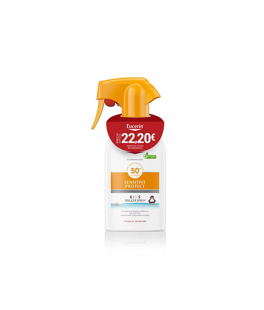 Protection solaire pour enfants: Spray Eucerin Sun Sensible SPF50