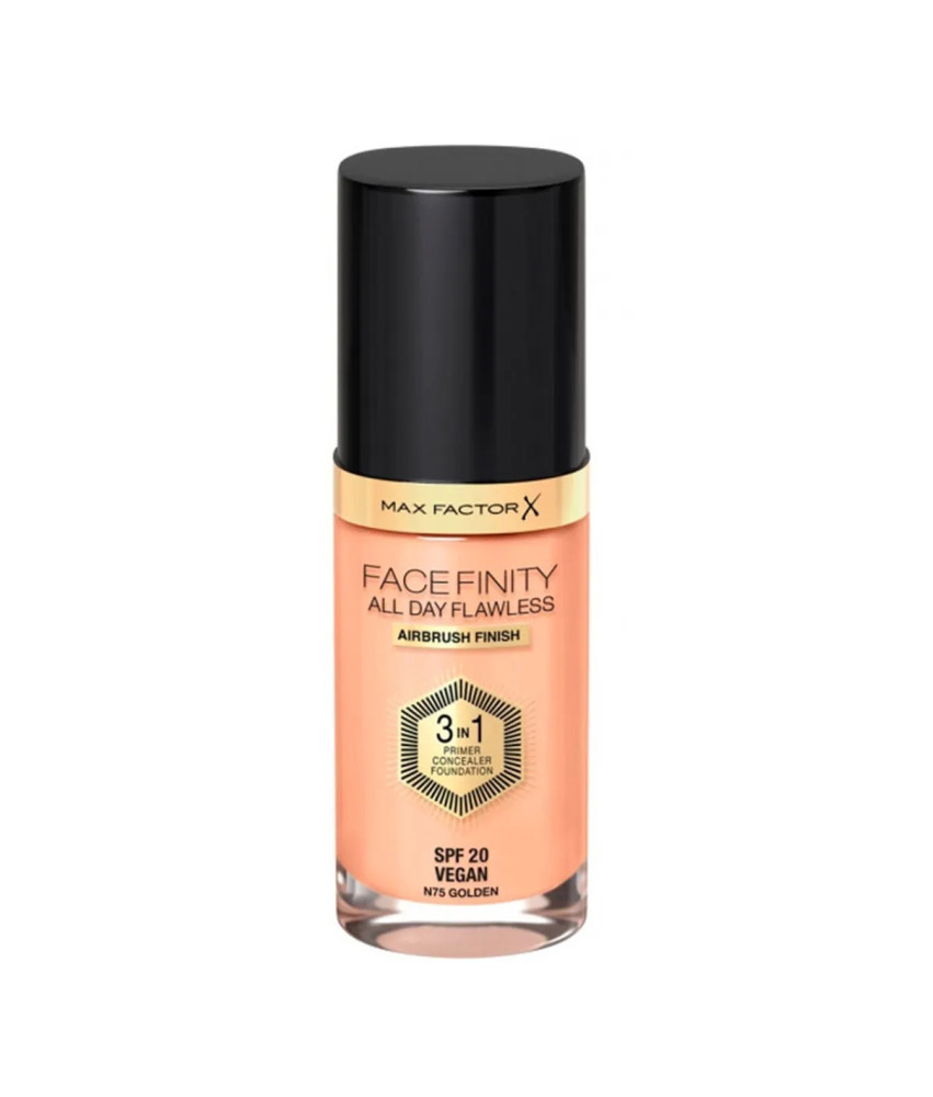 Max Factor Facefinity 3en1: Base, Correcteur et Fond de Teint - Or 75 - 30ml
