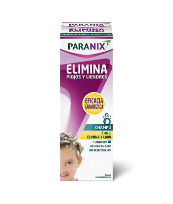Éliminez les poux avec le shampooing Paranix + peigne à poux