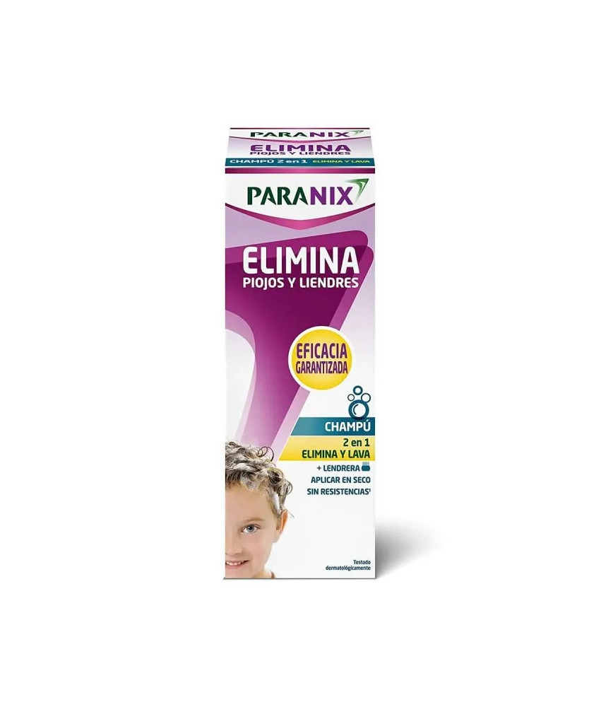 Éliminez les poux avec le shampooing Paranix + peigne à poux