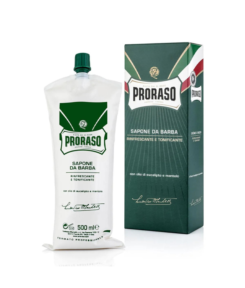 Proraso Profesional - Crème à raser Eucalyptus-Menthol 500ml