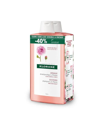 Pack Duo Shampoing Pivoine 2x400ml