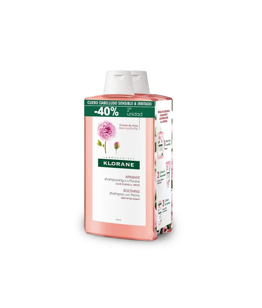 Pack Duo Shampoing Pivoine 2x400ml