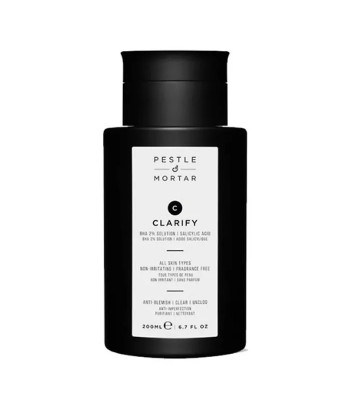 Tonique Pestle & Mortar Clarify 2% BHA 200ml: Peau Parfaite en Vue