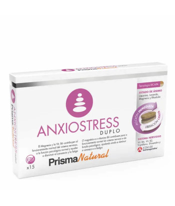 Prisma Natural Anxiostress Duplo: 15 Comprimés Bicouches