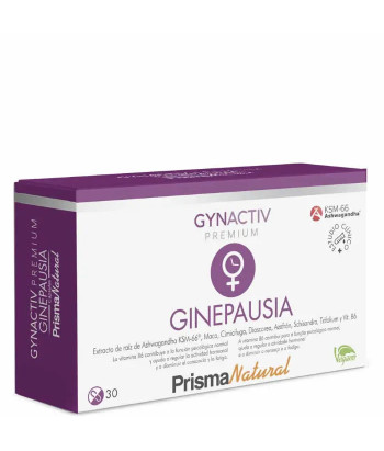 Prisma Natural: Gynactiv Ginepausia 30 Caps - Menopause féminine