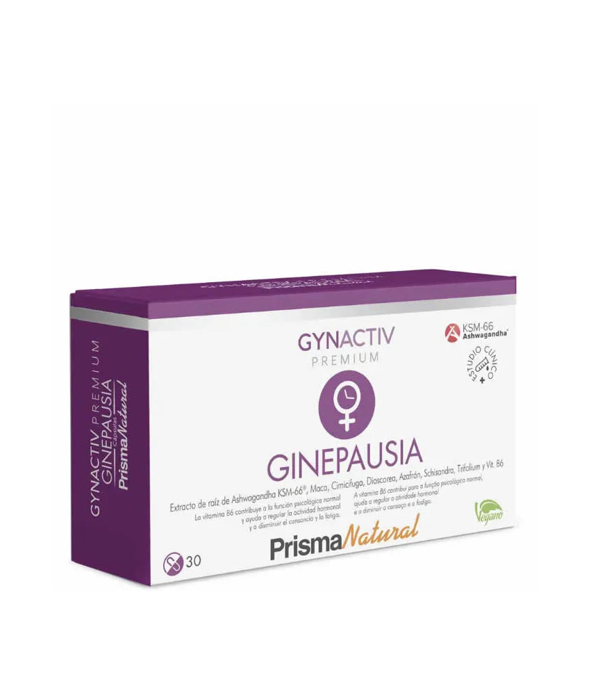 Prisma Natural: Gynactiv Ginepausia 30 Caps - Menopause féminine
