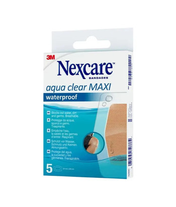 Pansements Waterproof Nexcare Aqua Clear Maxi 5 Unités