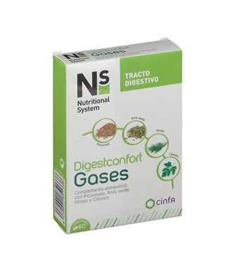 Comprimés Ns ConfortDigestif Anti-Gaz - Digestion facile en 60 comprimés