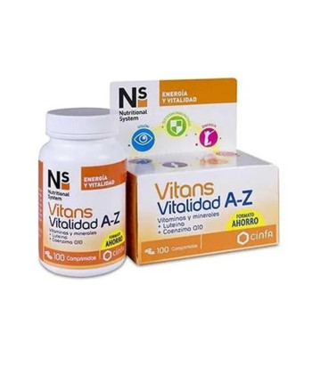 Boostez votre vitalité avec Ns Vitans Vitalité A-Z 100 Comprimés