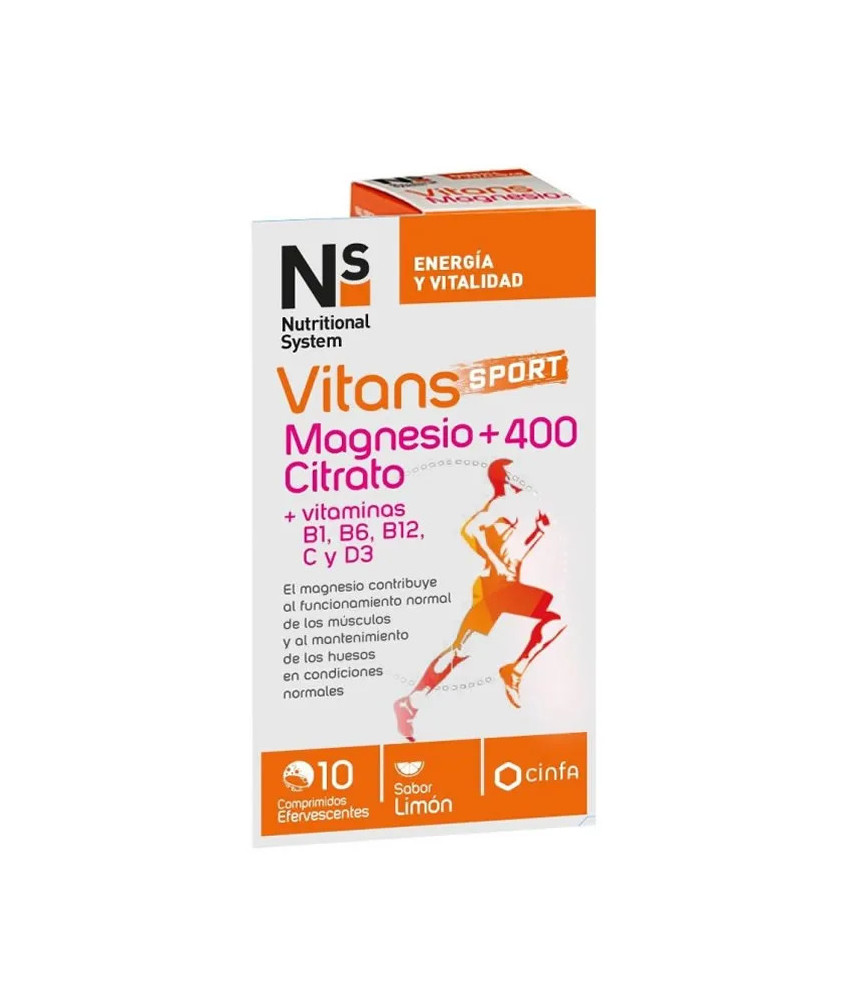 Boostez votre énergie avec Ns Vitans Magnésium+ 400 Citrate