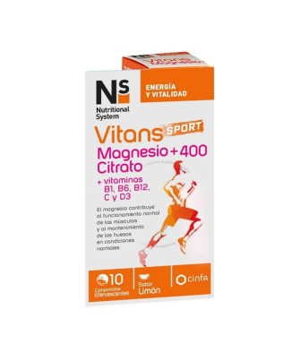 Boostez votre énergie avec Ns Vitans Magnésium+ 400 Citrate