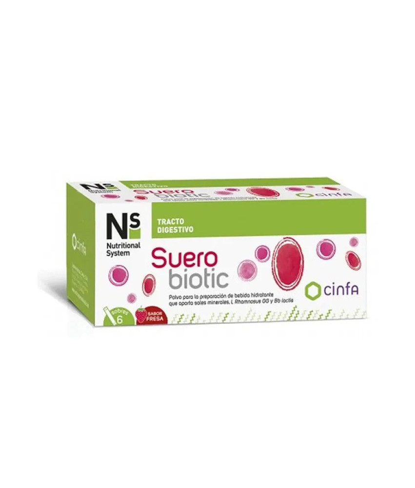 Booster votre santé avec Ns Florabiotique Sueropro+ 6 Sachets Fraise