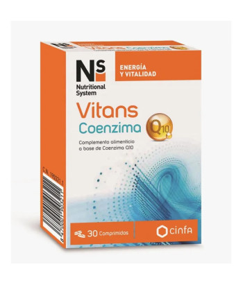 Vitans Coenzyme Q10: 30 comprimés énergisants