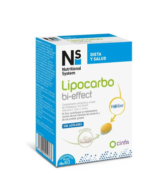 Renforcez votre silhouette avec Ns Lipocarbo Bi-Effet 60 Comprimés