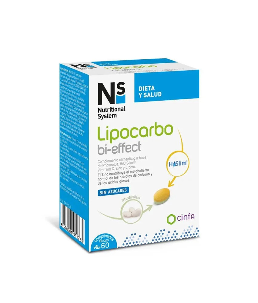 Renforcez votre silhouette avec Ns Lipocarbo Bi-Effet 60 Comprimés