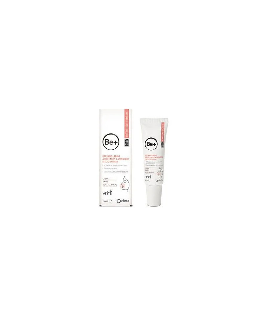 Baume pour lèvres gercées BE+Med: 15 ml, soin intense