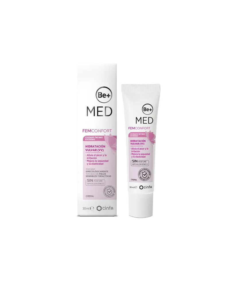 Hydratation intime avec BE+Med Femconfort